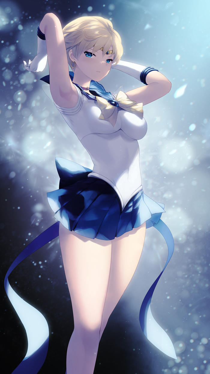 Sailor Uranus Anime Art, Девушки, Аниме, Арт, Sailor uranus, Sailor Moon Crystal, Cait