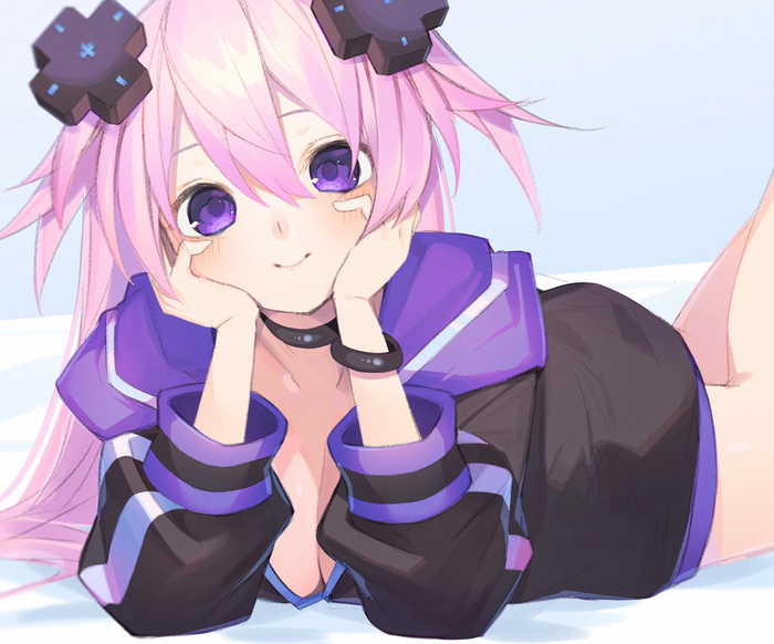      Anime Art, Hyperdimension Neptunia, Neptunia, Neptune, Blancpig yryr