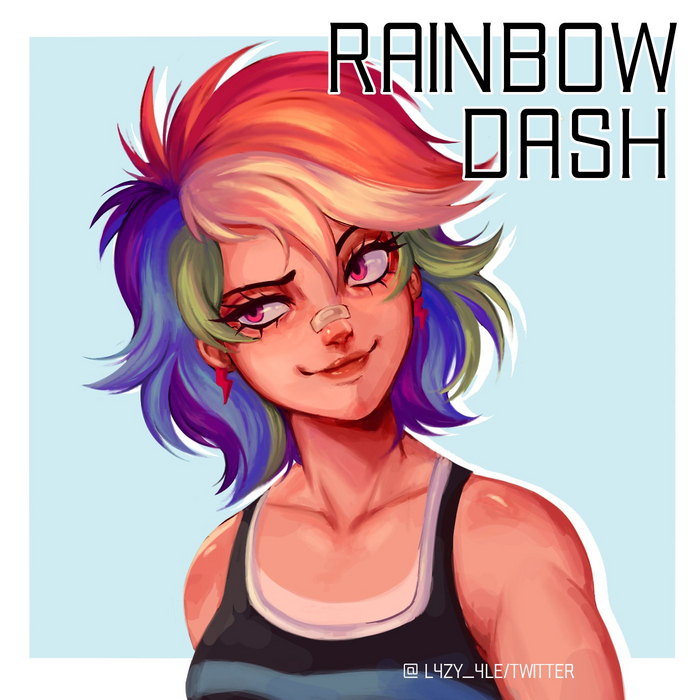  My Little Pony, Ponyart, , Rainbow Dash