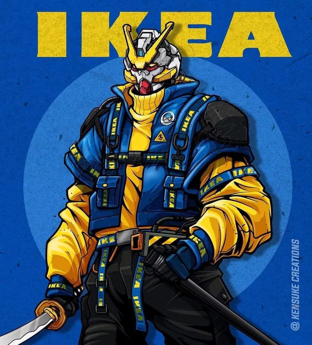 Kensuke Creations - IKEA Gundam