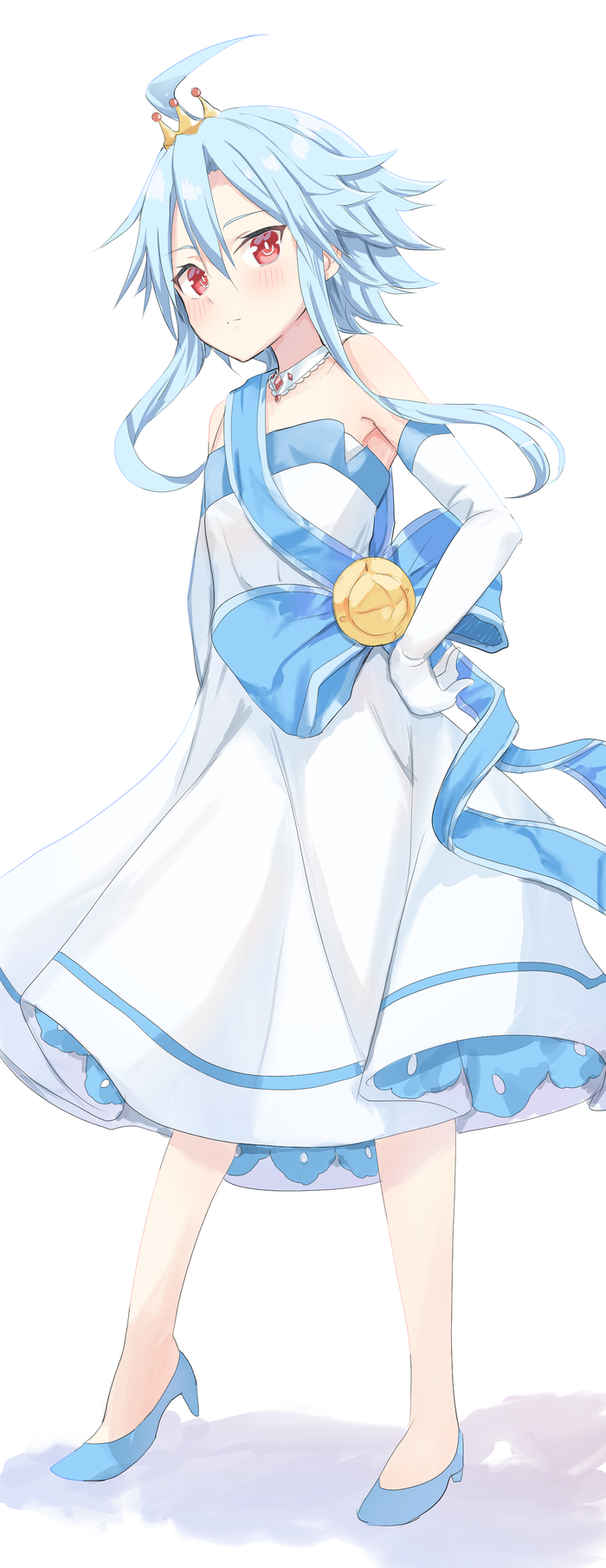 White Heart Anime Art, Hyperdimension Neptunia, Neptunia, Blanc, White Heart, 