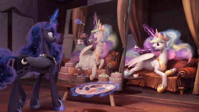    My Little Pony, Princess Luna, Princess Celestia, 