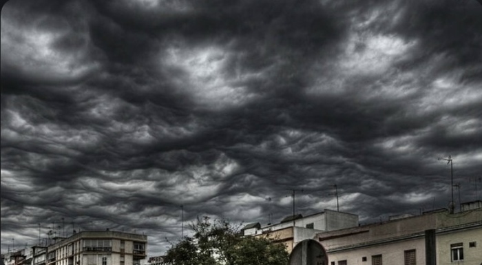 Редкий вид облаков