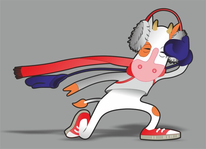 Вы любите коров? Рисунок, Бык, Векторная графика, Длиннопост