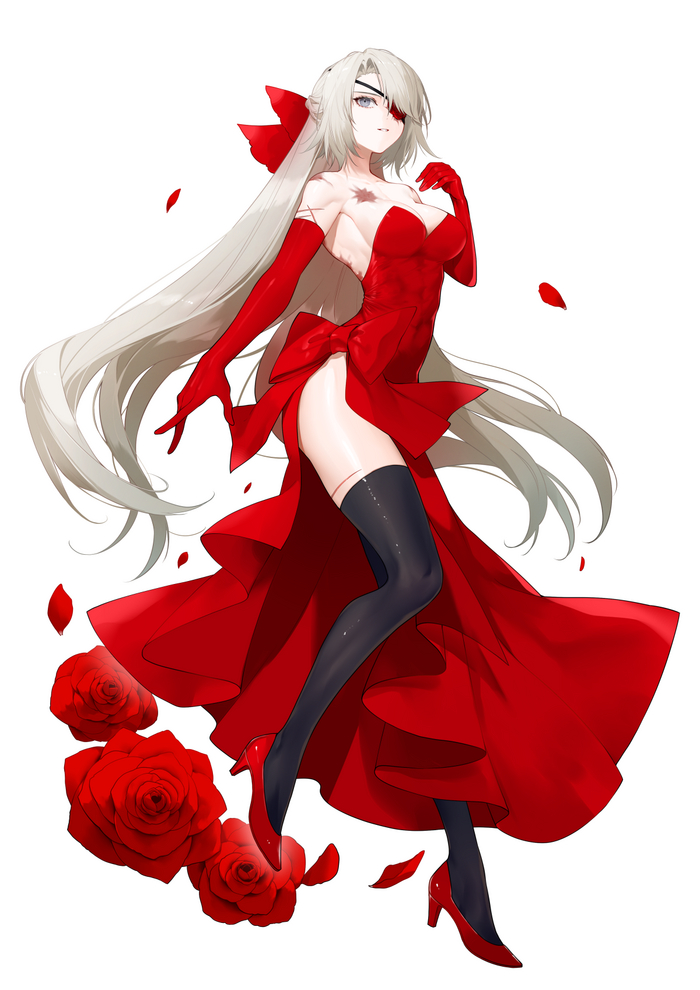 Red Anime Art, , Original Character