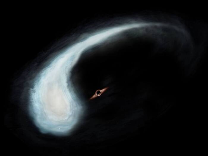 В 27 тысячах световых лет от Земли найдено большое облако газа Вселенная, Астрономия, Астрофизика, Созвездие стрельца, Объект, Гипотеза, Черная дыра
