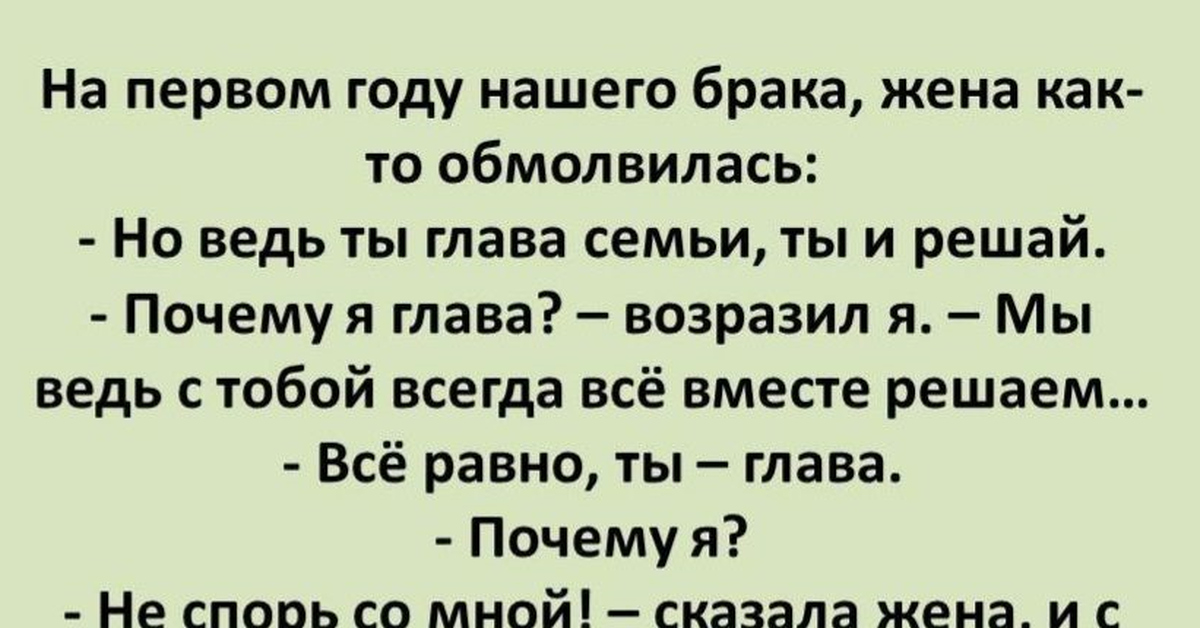 Ленивая домохозяйка поборолась за звание главы семейства