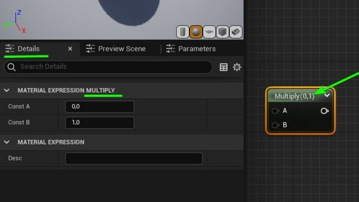 Как удобно настроить редактор материалов Unreal Engine 5 и кастомизировать горячие клавиши Гайд, Разработка, 3D, Gamedev, Unreal Engine, Гифка, Длиннопост