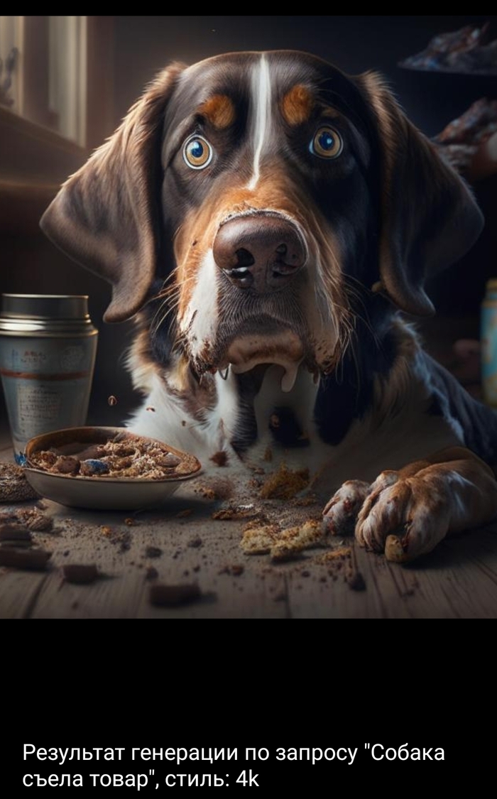 Собака съела товар