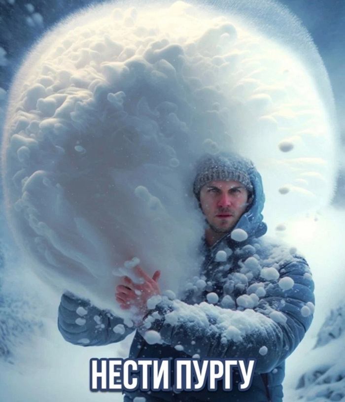 Пурга в ночном телефоне... Или арты от антиразума-ИИ