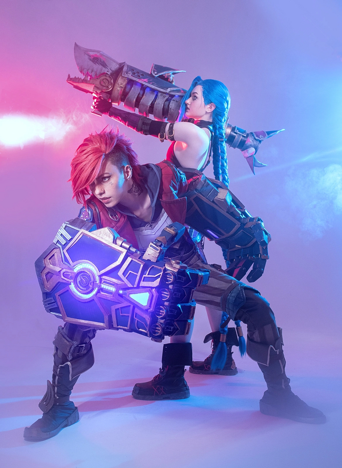     kaichinchin  VITALIA , , , , , Jinx, VI, Arcane, League of Legends, 