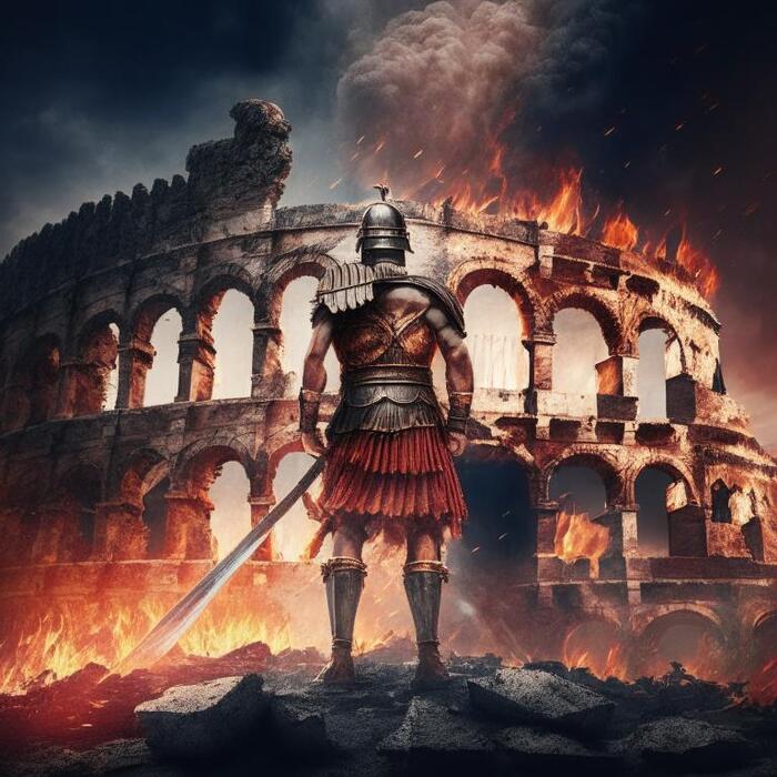 Рим пал, центурион...