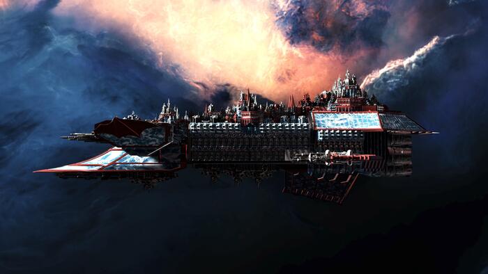 Nightfall - flagship of Konrad and the Night Lords