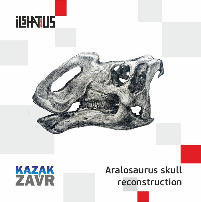 Aralosaurus skull reconstruction , Pikabu Publish Bot, , , 