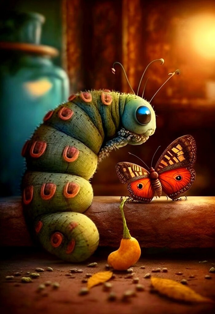 "Я это ты, а ты это я", Midjourney