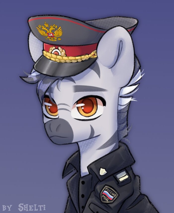 Зебра в форме My Little Pony, Ponyart, Original Character, MLP Zebra