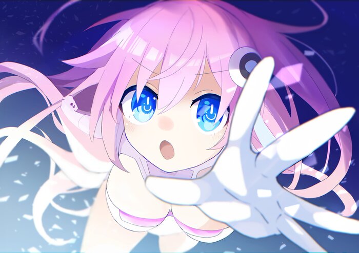 Purple Sister Anime Art, Hyperdimension Neptunia, Neptunia, Nepgear, Purple Sister