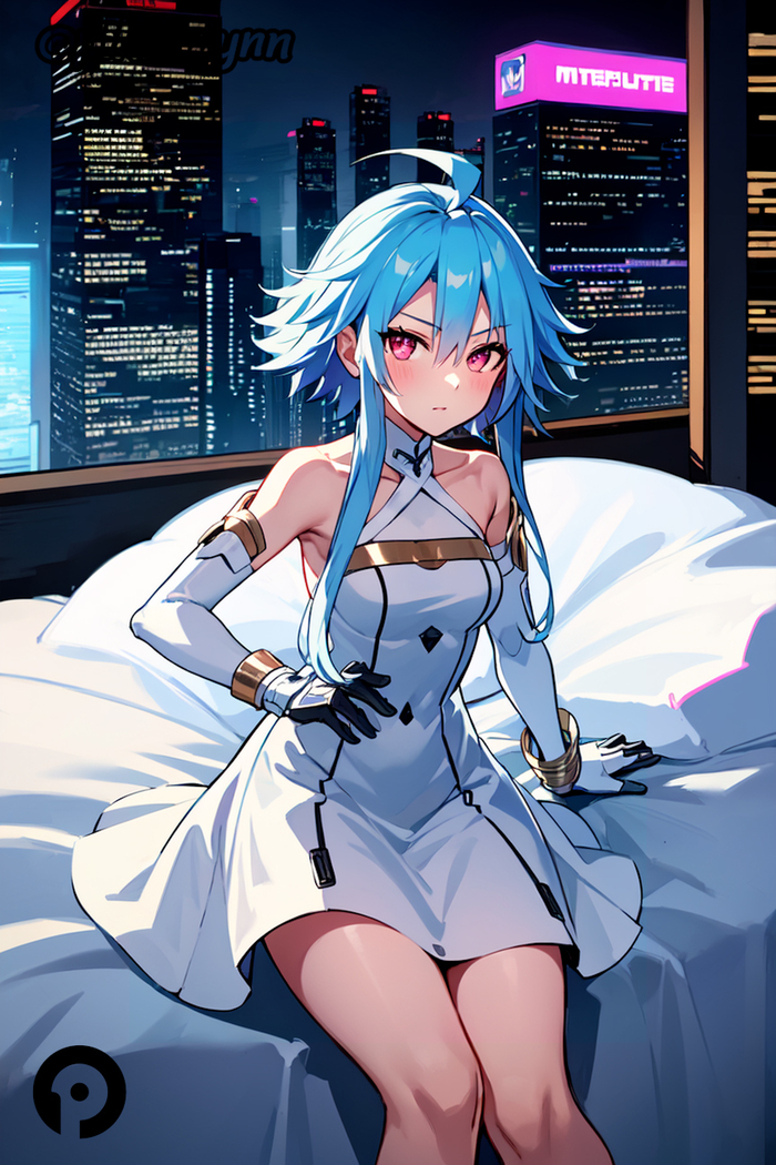 White Heart Anime Art, Hyperdimension Neptunia, Neptunia, Blanc, White Heart,  , , Pikkiwynn