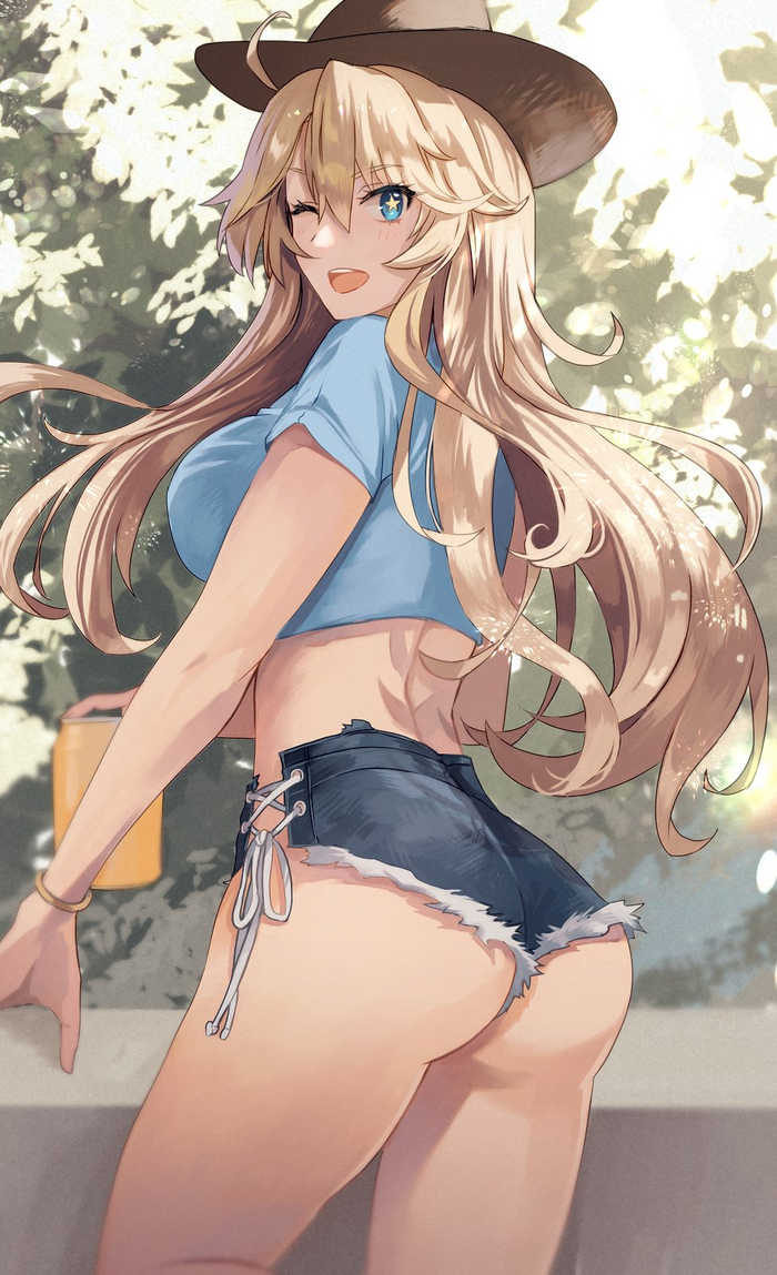 Iowa Anime Art, , Kantai Collection, IOWA
