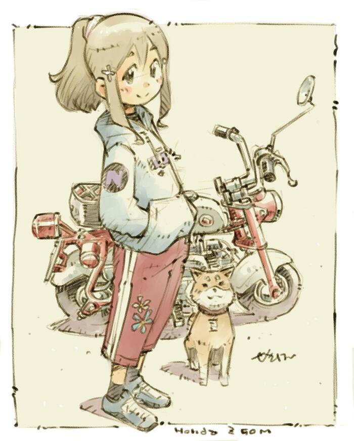  ,  Honda... , Anime Art, Honda, , , 