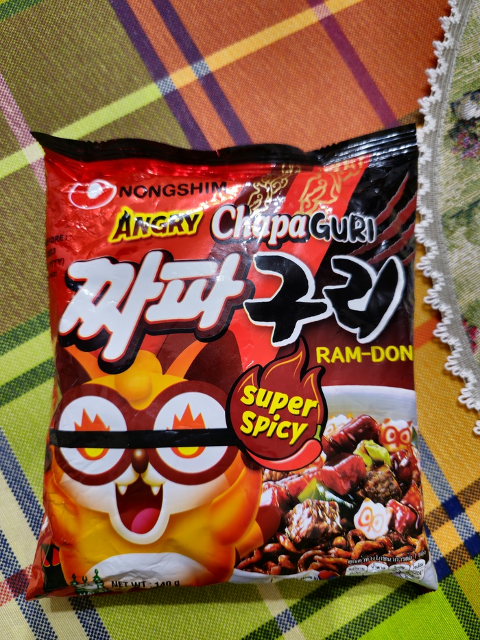 Nongshim Angry ChapaGuri Ram-Don Super Spicy , , , , , 