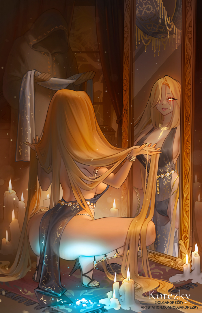 Queen Marika the Eternal , Game Art, Elden Ring, Marika, 