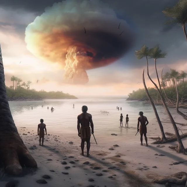 Жители островов Северного Сентинеля становятся свидетелями конца света. Их ждет новый мир, который они унаследуют