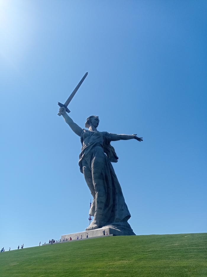 Город-герой Волгоград Сталинград, Город-герой, Лето, Величие, Пейзаж, Длиннопост