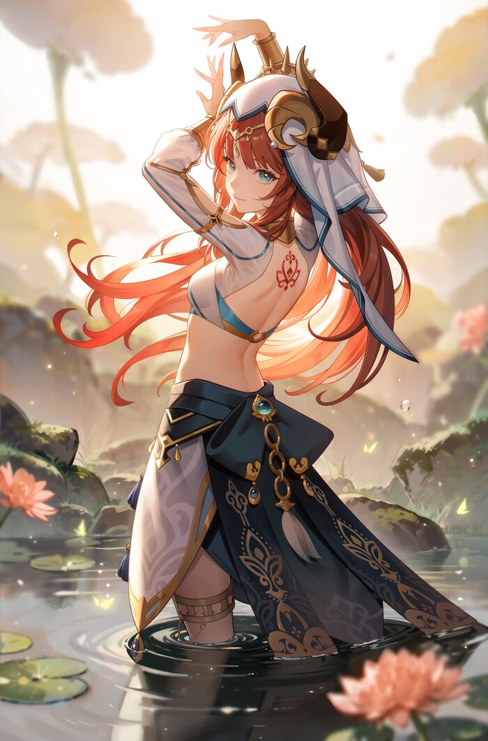 Nilou Anime Art, , Nilou (Genshin Impact), Genshin Impact