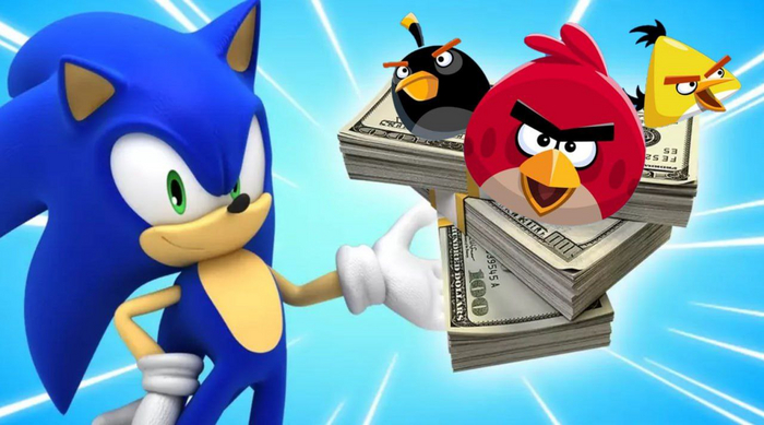  : SEGA     Rovio  $776   , Sega, Angry Birds