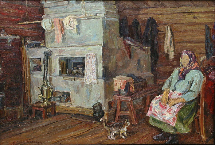 Печь, казалось, была сложена во времена царя Гороха