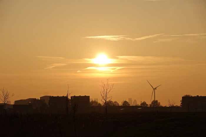 Вчера был такой закат