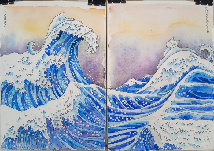 Волны и котики