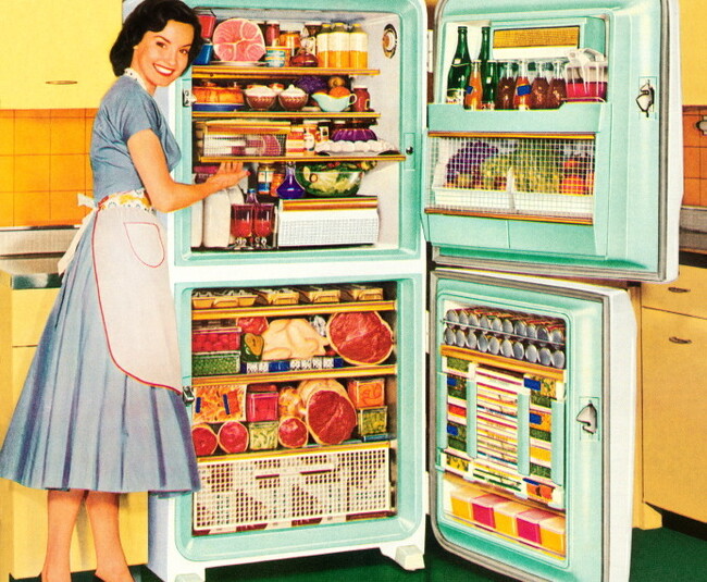 (Очень) короткая история первых холодильников Техника, Изобретения, Холодильник, Кухня, Технологии, Длиннопост