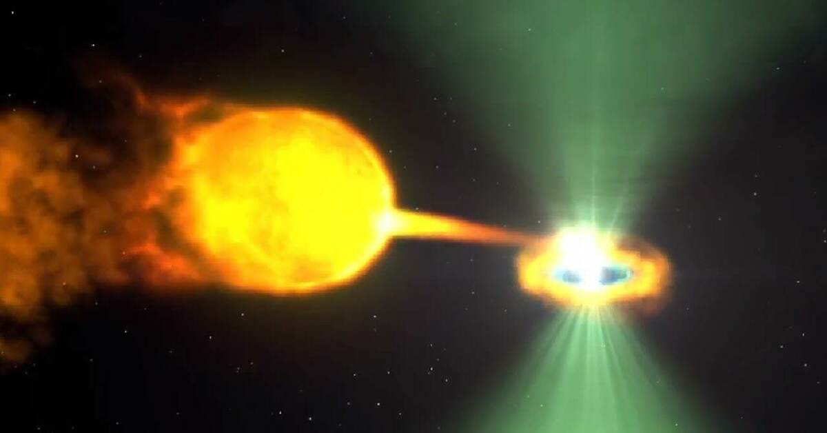 Пульсар PSR J1023+0038 | Пикабу