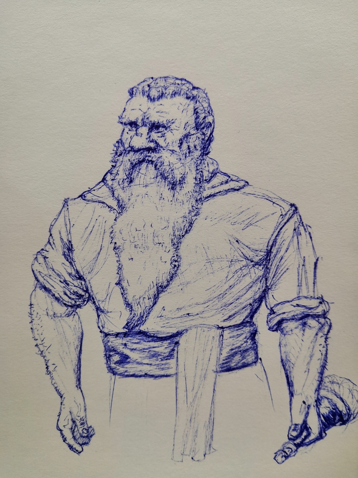 Скетч ручкой