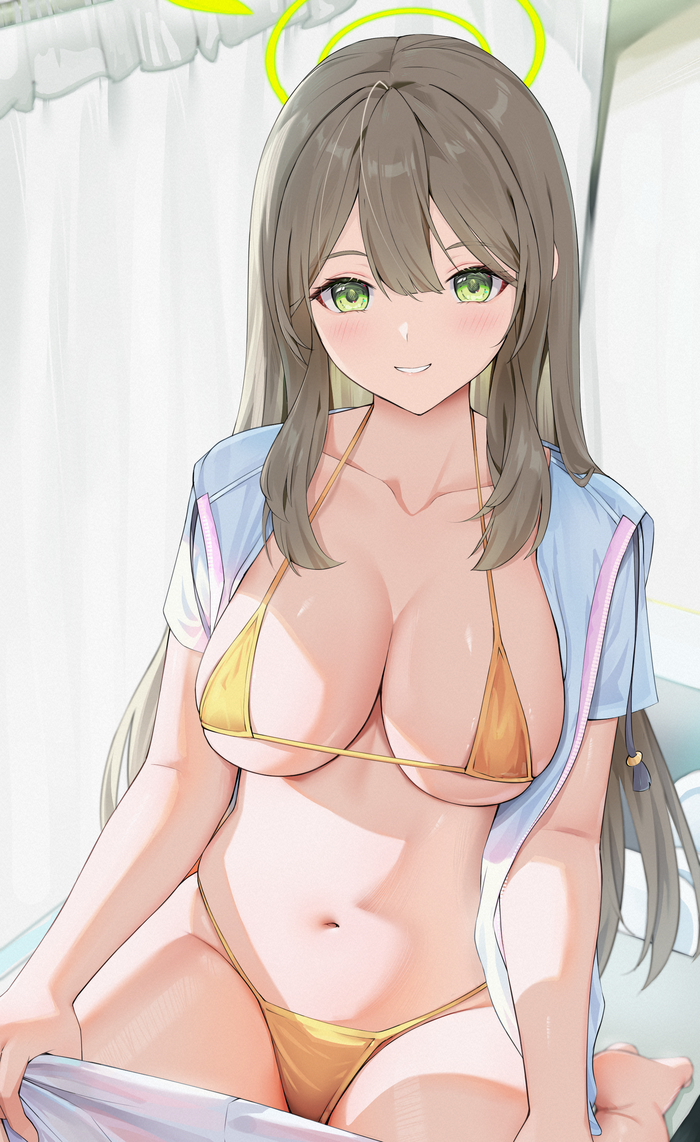 Izayoi Nonomi , Anime Art, , Blue Archive, Izayoi Nonomi, Rosumerii, , , ,  , 