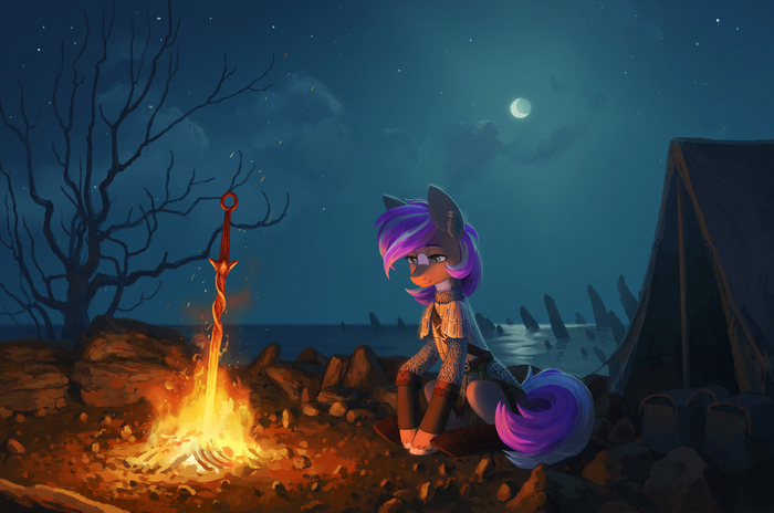 Night in Majula My Little Pony, Original Character, MLP Crossover, Dark Souls 2