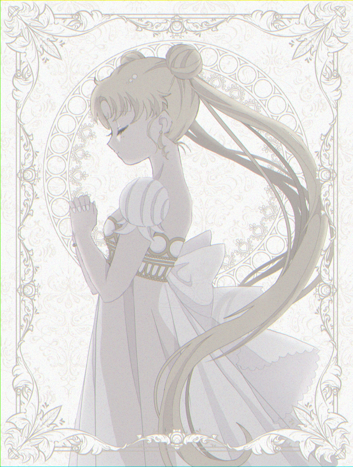  Sailor Moon, Princess Serenity, Anime Art, , 