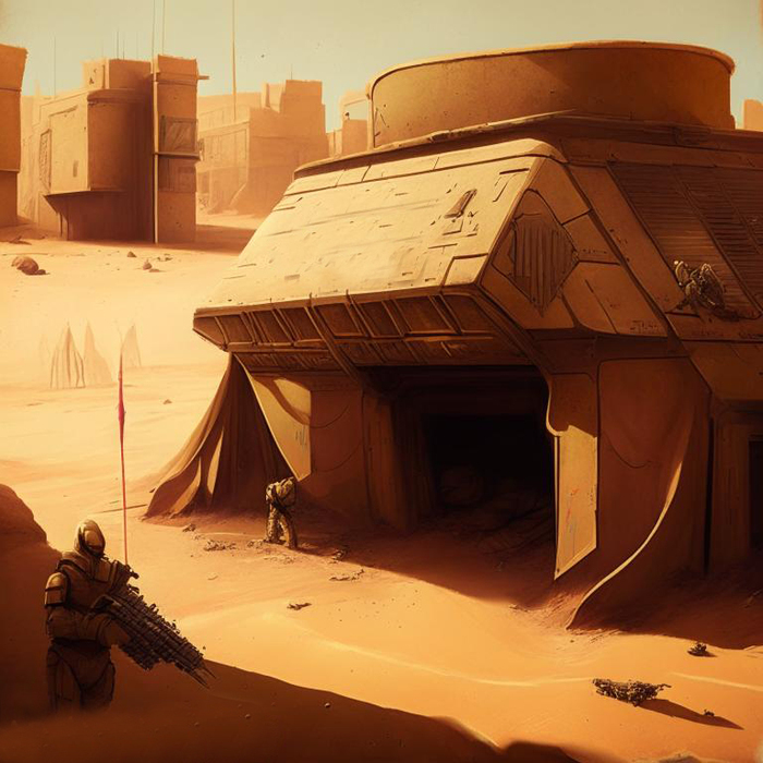 Нейро-Фантазии в картинках по вселенной Dune | Пикабу