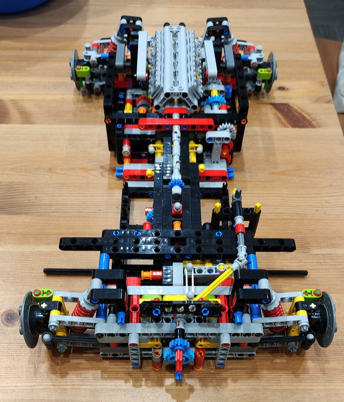 Lego Technic 42143 Ferrari Daytona SP3. Проверяю работу КПП LEGO, Конструктор, LEGO Technic, Ferrari, Видео, Длиннопост