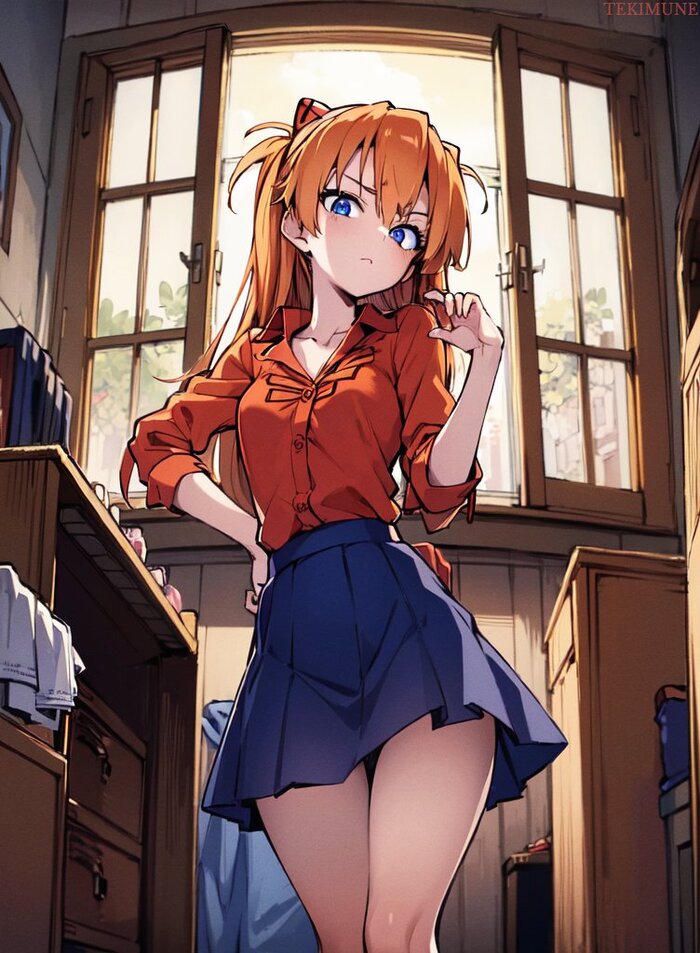       , Anime Art, Evangelion, Asuka Langley,  , 