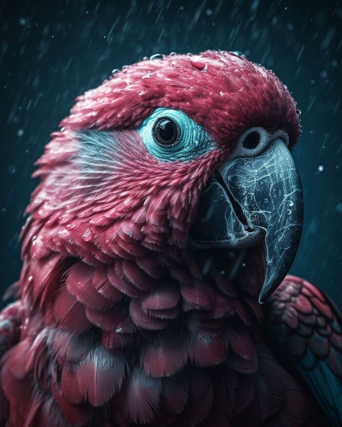 Pink & Aqua  Midjourney  ,  , Midjourney, Digital, 2D,   , , , ,  , 