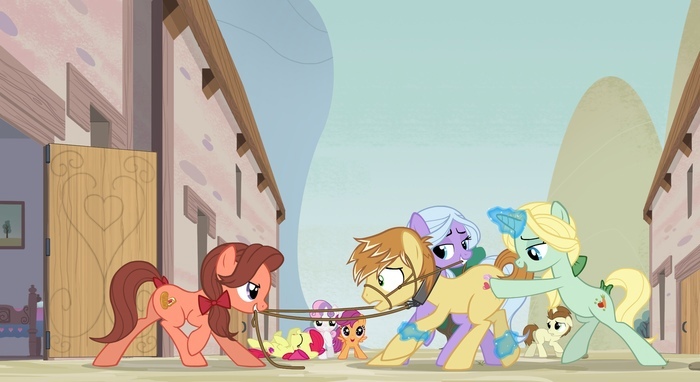  ""... My Little Pony, , Original Character, Feather Bangs, Cutie Mark Crusaders