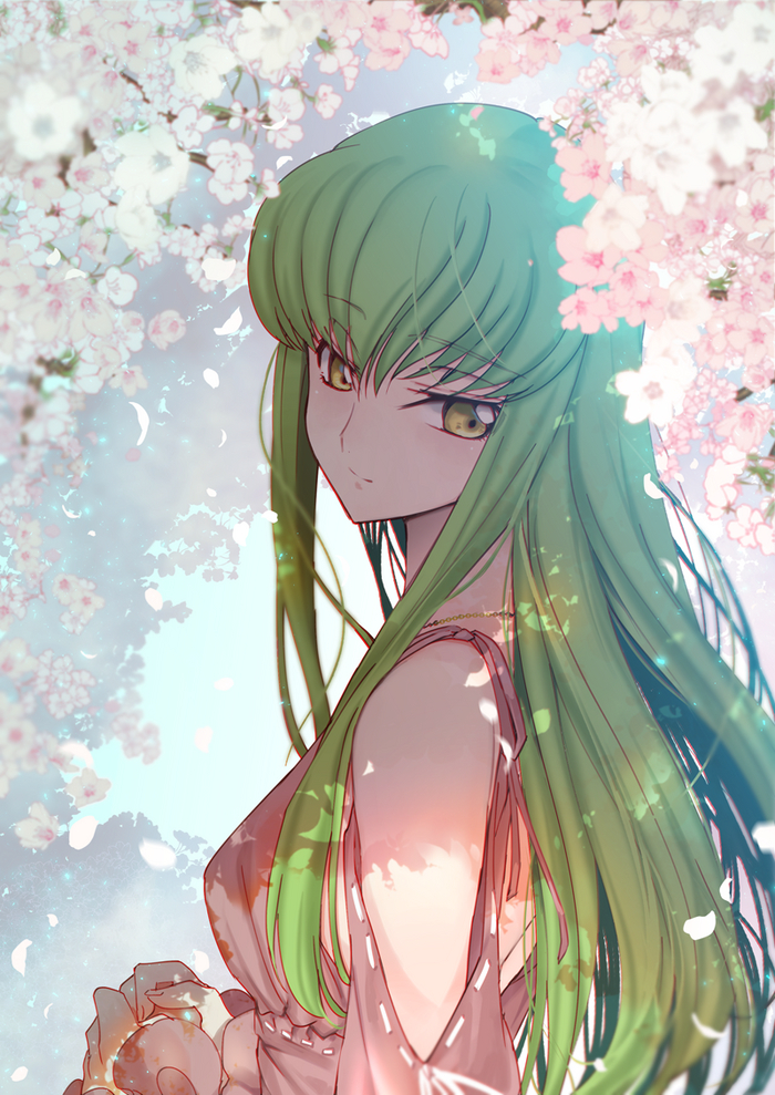 C.C Anime Art, , Code Geass, CC (Code Geass)