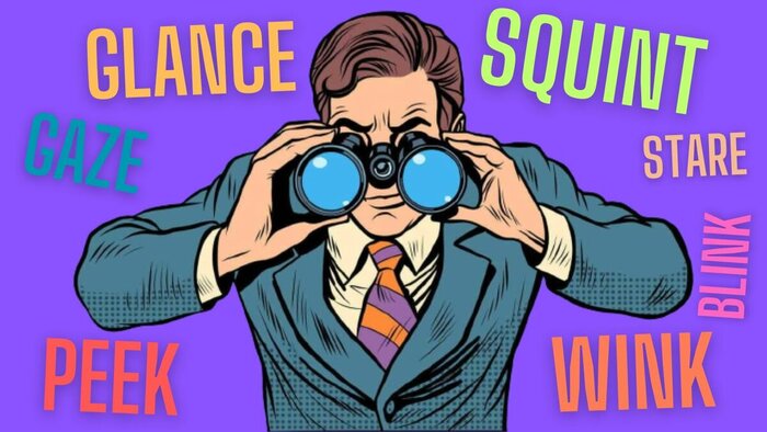 Не только "SEE"! 10 английских глаголов зрительного восприятия Английский язык, Урок, Образование, Полезное