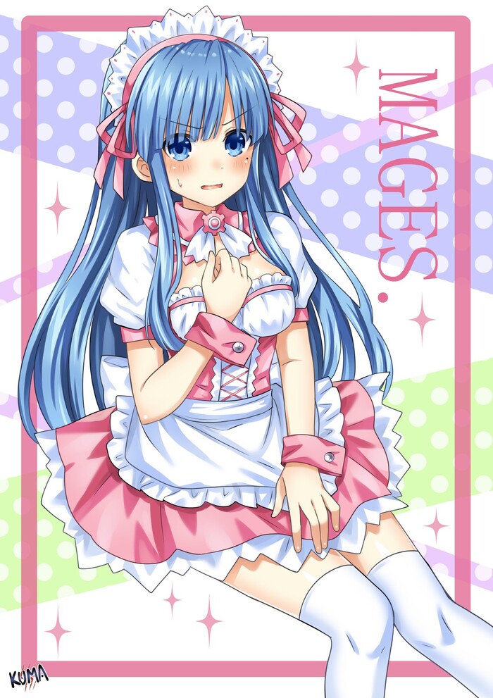 MAGES Anime Art, Hyperdimension Neptunia, Neptunia, Mages (Neptunia), , Lewdkuma
