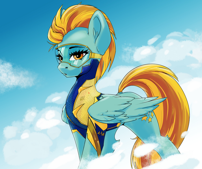    My Little Pony, Ponyart, Lightning Dust, Skitsroom