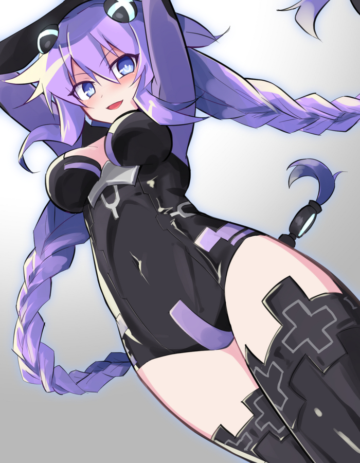 Purple Heart Anime Art, Hyperdimension Neptunia, Neptunia, Neptune, Purple Heart