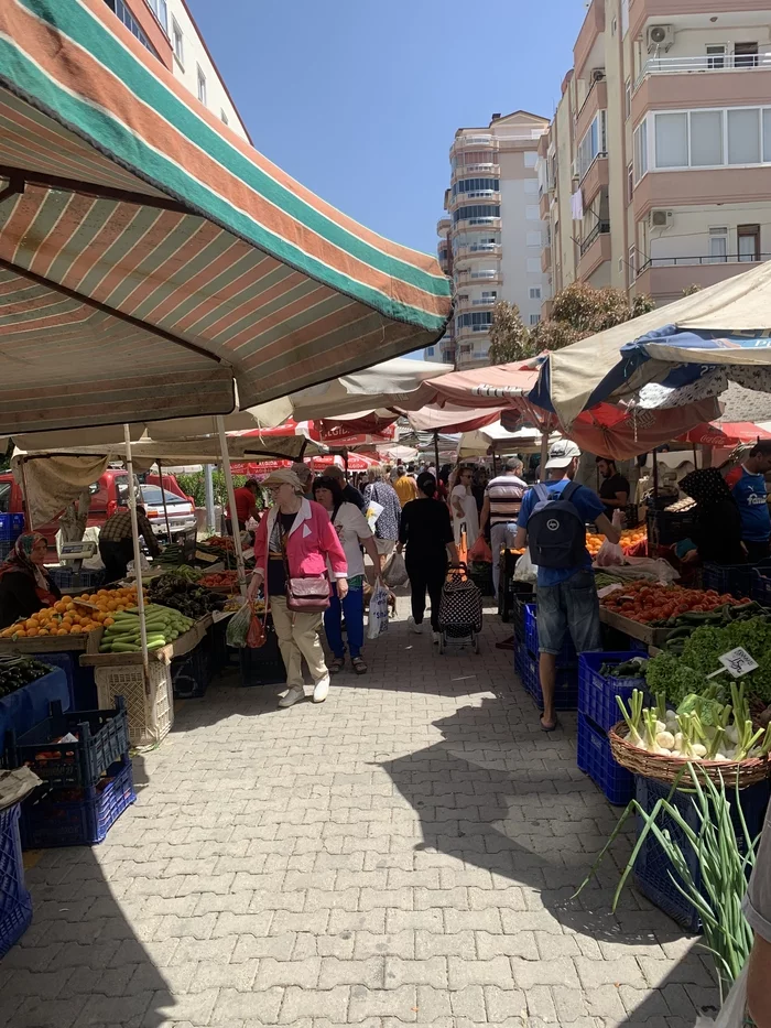 Немного турецкого рынка Турция, Овощи, Фрукты, Длиннопост, Рынок, Цены, Мобильная фотография